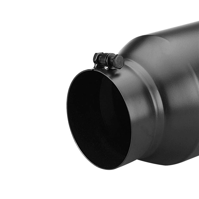 LCGP 5" inlet Universal Diesel Truck Exhaust Tip,Stainless Steel, 7" outlet,Black Powder Coated, Bolt-On â€“ LCGP - Image 5